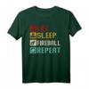 Eat Sleep Fireball Repeat - Lustiges Retro Feuerball-Liebhaber T-Shirt als Geschenk für Männer und Frauen zu Geburtstag, Weihnachten, Vatertag & mehr