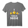 Lustiges Gaming T-Shirt mit 'I Three Starred Your Mom' - Witziges Videospiel-Motiv für Gamer, Eltern und Freunde