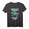 Shark Monster Trucks are My Jam Geburtstagsgeschenk T-Shirt - Cooles Fan-Shirt für Monster Truck Fans & Motorsport Enthusiasten