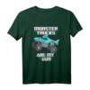 Shark Monster Trucks are My Jam Geburtstagsgeschenk T-Shirt - Cooles Fan-Shirt für Monster Truck Fans & Motorsport Enthusiasten