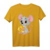 Niedliches Maus T-Shirt mit Käse-Motiv – Perfekt für Kinder, Großeltern und Tierliebhaber jeden Alters