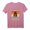 Ich häkle damit ich niemanden erwürge - Lustiges Häkeln T-Shirt mit Katze, perfektes Geschenk für Näherinnen, Omas & Häkelfans