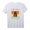 Ich häkle damit ich niemanden erwürge - Lustiges Häkeln T-Shirt mit Katze, perfektes Geschenk für Näherinnen, Omas & Häkelfans