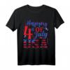 Happy 4th Of July USA T-Shirt – Lustiges patriotisches Vintage-Design für Männer, Frauen, Kinder & Familien zum Unabhängigkeitstag, Memorial Day & mehr