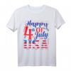 Happy 4th Of July USA T-Shirt – Lustiges patriotisches Vintage-Design für Männer, Frauen, Kinder & Familien zum Unabhängigkeitstag, Memorial Day & mehr