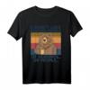 Ich mag weder Morning People noch Morning People Vintage Bär T-Shirt – Lustiges Geschenk zum HapDog für Morgenmuffel, Kaffee-Liebhaber & Humorvolle