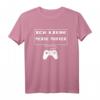 Ich Liebe Es Wenn Meine Mutter Mich Zocken Lässt T-Shirt – Lustiges Gaming T-Shirt für Gamer, Männer & Jungen als Geschenk zu Weihnachten oder Geburtstag