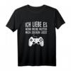 Ich liebe es wenn meine Mutter mich zocken lässt T-Shirt – Lustiges Gaming T-Shirt, perfektes Weihnachtsgeschenk für Zocker Freunde & Familie