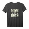 Damen Beste Mama Mutter Sohn Söhne Mom Of Boys - Muttertag T-Shirt für Mütter, Familienfans & Schwangerschaftsspecials