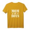 Damen Beste Mama Mutter Sohn Söhne Mom Of Boys - Muttertag T-Shirt für Mütter, Familienfans & Schwangerschaftsspecials