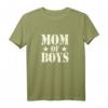 Damen Beste Mama Mutter Sohn Söhne Mom Of Boys - Muttertag T-Shirt für Mütter, Familienfans & Schwangerschaftsspecials