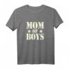 Damen Beste Mama Mutter Sohn Söhne Mom Of Boys - Muttertag T-Shirt für Mütter, Familienfans & Schwangerschaftsspecials