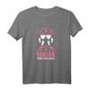 Damen Zwillingsmama Zwillingsmutter Zwillingskinder Muttertag T-Shirt - Perfektes Geschenk für doppelt glückliche Zwillingseltern