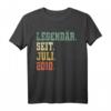11 Jahre Geburtstag T-Shirt Geschenk - Legendär Seit Juli 2010 Vintage & Retro Geburtstagsshirt für Jungen & Mädchen