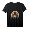 Damen Regenbogen Mama T-Shirt mit V-Ausschnitt – Perfektes Geburtstags- oder Muttertagsgeschenk für Mütter