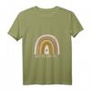 Damen Regenbogen Mama T-Shirt mit V-Ausschnitt – Perfektes Geburtstags- oder Muttertagsgeschenk für Mütter