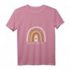 Damen Regenbogen Mama T-Shirt mit V-Ausschnitt – Perfektes Geburtstags- oder Muttertagsgeschenk für Mütter