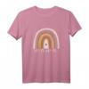 Damen Regenbogen Mama Raglan-Shirt – Leichter, klassischer Schnitt mit doppelgenähten Ärmeln, perfektes Geburtstags- und Muttertagsgeschenk