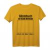 Auswanderer Gästebuch T-Shirt für Abschiedsparty – Persönliche Wünsche für Auslandsaufenthalte in Australien, USA, Japan & mehr