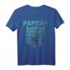 Lustiges Herren T-Shirt 'Ich bin dein - Papitän' mit Anker und Schild - Originelles Geschenk für Vatertag & Papa