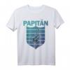 Lustiges Herren T-Shirt 'Ich bin dein - Papitän' mit Anker und Schild - Originelles Geschenk für Vatertag & Papa