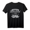 Rente Ruhestand Vollzeit Opa T-Shirt - Humorvolles Geschenk für Rentner, Opas & Ruhestandsfeier