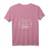 Damen Ich Muss Nicht Nein Sagen Ich Bin Die Oma Spruch T-Shirt mit V-Ausschnitt – Lustiges Geschenk für Oma zu Geburtstag, Weihnachten & mehr