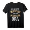 Lustiges Opa Geschenk & Vollzeit Rentner T-Shirt – Humorvolles Geschenk zum Geburtstag, Herrentag & für Werdende Großväter