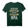 Lustiges Opa Geschenk & Vollzeit Rentner T-Shirt – Humorvolles Geschenk zum Geburtstag, Herrentag & für Werdende Großväter
