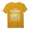 Ich Bin Ein Mechaniker Ich Kann Dummheit Nicht Reparieren T-Shirt – Lustiges Geschenk für Mechaniker, Kollegen & Freunde zu Geburtstag, Weihnachten & Jubiläum