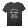 Ich muss nicht nein sagen ich bin die Oma - Lustiges Großeltern T-Shirt als Geschenk zum Geburtstag oder Weihnachten für die beste Oma