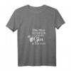 Damen Bitte nicht schubsen ich hab Gin in der Hand T-Shirt mit V-Ausschnitt - Lustiges Geschenk für Gin-Liebhaber, Barkeeper & Cocktailfans
