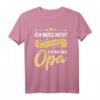 Vatertag Shirt Opa T-Shirt mit Spruch - Lustiges Geschenk für Großvater zum Geburtstag, Weihnachten oder Familienfest