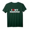 Kinder Ich liebe mein Nonno-Shirt: Herz für Jungen und Mädchen – Lustiges Familiengeschenk für Opa, Enkel & Großeltern zu Weihnachten, Geburtstag oder Vatertag