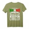 Italienischer Opa aus Italien Nonno T-Shirt - Lustiges Design in den Farben der Italien Flagge mit witzigem Spruch