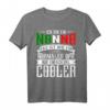 Italienischer Opa aus Italien Nonno T-Shirt - Lustiges Design in den Farben der Italien Flagge mit witzigem Spruch