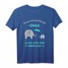 Alles Gute zum Geburtstag Oma Geschenk T-Shirt – Persönliches Geburtstagsgeschenk für die beste Oma, Opa oder Kinder