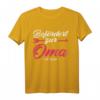 Vintage HapDog T-Shirt - Befördert zur Oma 2021, lustiges Geschenk für Oma zum Jubiläum