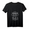 Lustiges Oma Weihnachtsgeschenk: Damen Superhelden ohne Umhang nennt man Oma Enkelkind T-Shirt mit V-Ausschnitt