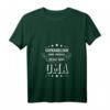 Lustiges Oma Weihnachtsgeschenk: Damen Superhelden ohne Umhang nennt man Oma Enkelkind T-Shirt mit V-Ausschnitt