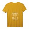 Lustiges Oma Weihnachtsgeschenk: Damen Superhelden ohne Umhang nennt man Oma Enkelkind T-Shirt mit V-Ausschnitt