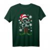 Elfen Oma Weihnachts T-Shirt - Lustiges Ugly Christmas Oberteil mit Tannenbaum, Schnee und Weihnachtsmotiven für die ganze Familie