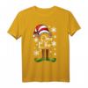 Elfen Oma Weihnachts T-Shirt - Lustiges Ugly Christmas Oberteil mit Tannenbaum, Schnee und Weihnachtsmotiven für die ganze Familie