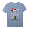 Elfen Oma Weihnachts T-Shirt - Lustiges Ugly Christmas Oberteil mit Tannenbaum, Schnee und Weihnachtsmotiven für die ganze Familie
