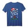Elfen Oma Weihnachts T-Shirt - Lustiges Ugly Christmas Oberteil mit Tannenbaum, Schnee und Weihnachtsmotiven für die ganze Familie