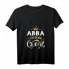 Lustiges Abba Title Above Queen T-Shirt – Geschenk für Oma, Großmutter, Enkel, Familie, Geburtstags- & Weihnachtsgeschenk
