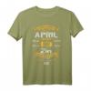 Lustiges 60. Geburtstag T-Shirt für Jahrgang 1961 April – Vintage Geschenk für Sie & Ihn, Familie & Freunde