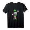 Damen Oma Elfe Partnerlook Wein Saufen Weihnachten Familien T-Shirt – Lustiges Weihnachtsgeschenk für Weinliebende Frauen und die ganze Familie