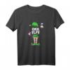 Damen Oma Elfe Partnerlook Wein Saufen Weihnachten Familien T-Shirt – Lustiges Weihnachtsgeschenk für Weinliebende Frauen und die ganze Familie