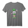 Damen Oma Elfe Partnerlook Wein Saufen Weihnachten Familien T-Shirt – Lustiges Weihnachtsgeschenk für Weinliebende Frauen und die ganze Familie